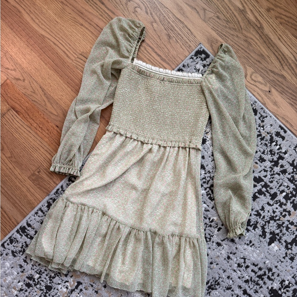 Wilfred Sage Green Mini Dress from Aritzia - Size S